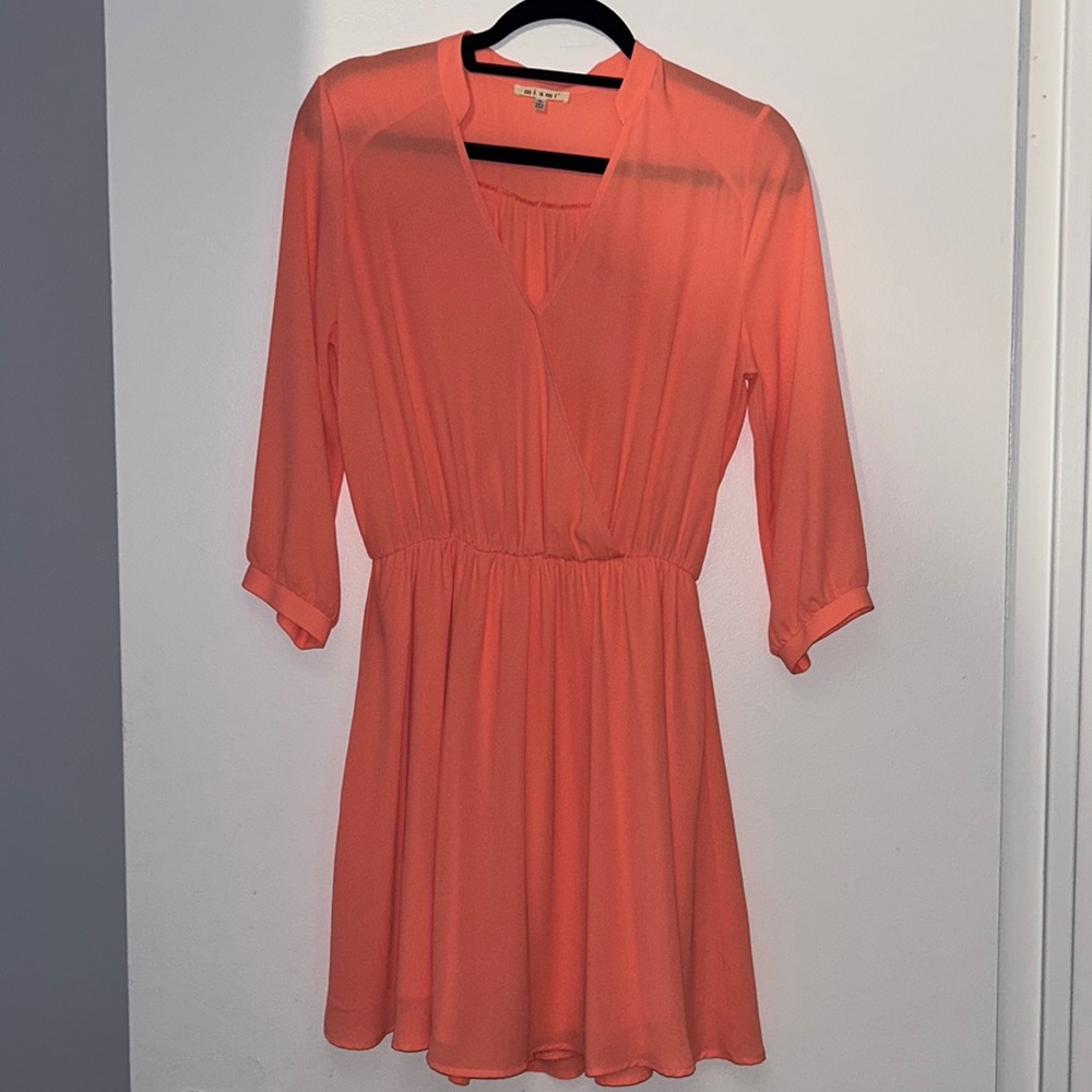Coral dress